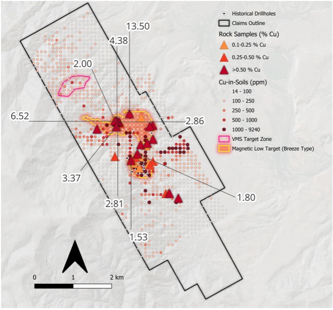 Copper-in-Soil Results